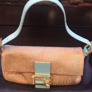 Fendi studded baguette